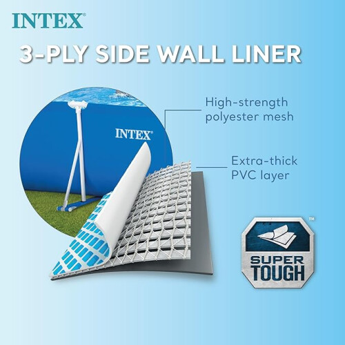 Intex Intex 28270 Rectangular Pool, without Filter Pump, 220 x 150 x 60 cm, blue 2