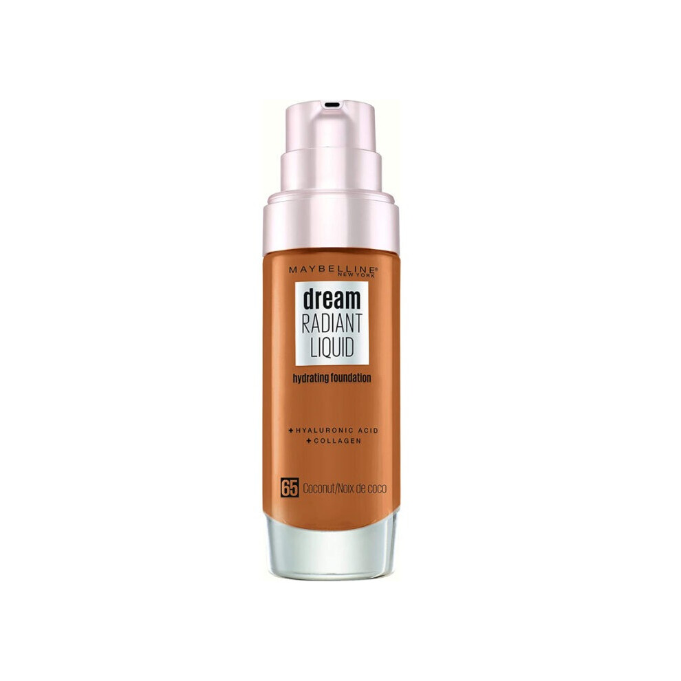 Garnier/Maybelline Ny Maybelline Dream Radiant Liquid Hydrating Foundation 30Ml -Coconut 65