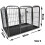 Heavy Duty Small Dog Cage Metal Run Folding 2