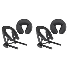 2X Culla e Cuscino per il Viso per Lettino da Massaggio Universale, Poggiatesta Regolabile per Lettino da Spa e Supporto per Cuscino per il Viso