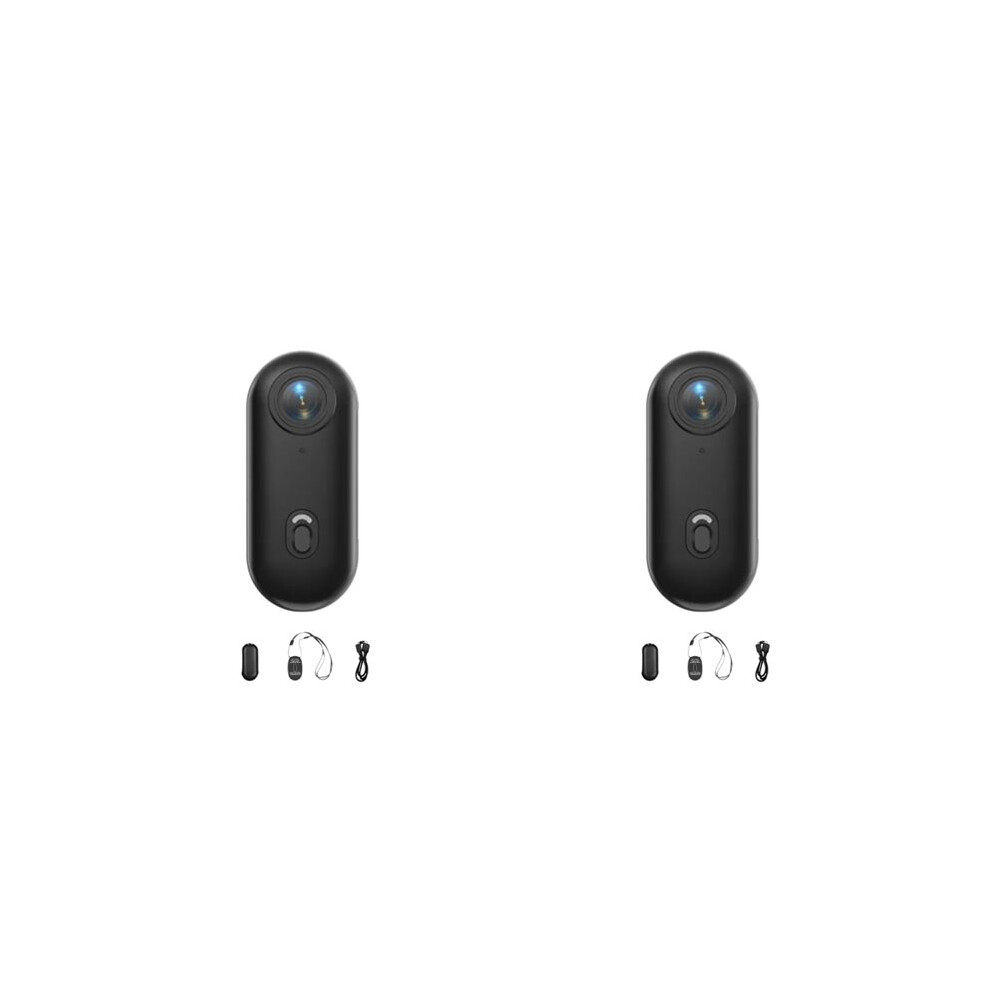 2X 4K Thumb Action Camera Wifi Body Camera 1080P Hands-Free Pov Recording Black 6031417179601