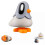 Blob Pigeon with Magnetic Foot and Secret Note Compartment,Creative 3D-printed 1