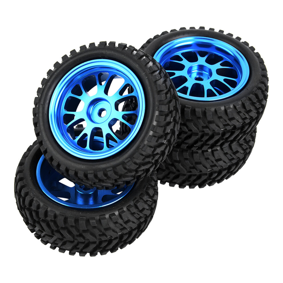 Wl 1/18 A959/A979/A969 Y-Rim Tires 75X28mm Blue 3551393757813