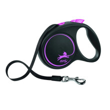 (5m, Pink) Flexi Printed Dog Lead