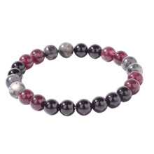 Stilvolles, verstellbares Perlenarmband mit farbenfrohem Design