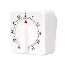 Handige countdown-timer Visuele timer van 60 minuten voor-Wit