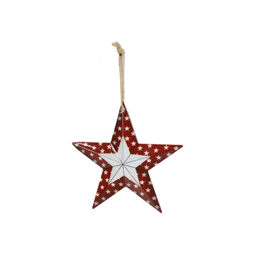 Metallisches sternförmiges Ornament für saisonale-05