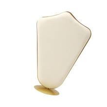 Grote hartvormige sieradenstandaard met schuine-Beige Stijl2
