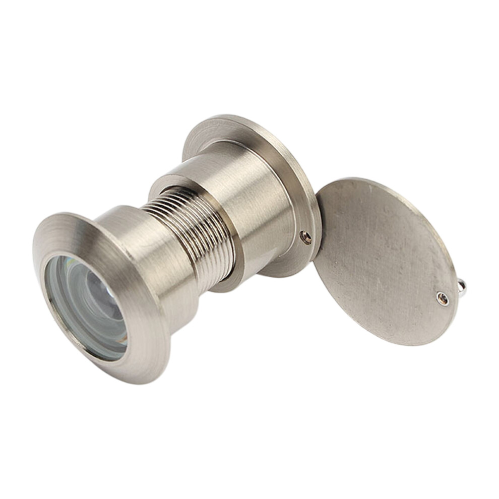 Security Door Eye Viewer Peephole With Privacy-Steel Color 7754004347052