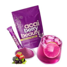 Acai Berry Beauty Nutrition Drinks & Shakes, Makes your Skin Glow, 7 in 1 Mixed Berries, 7 Sticks