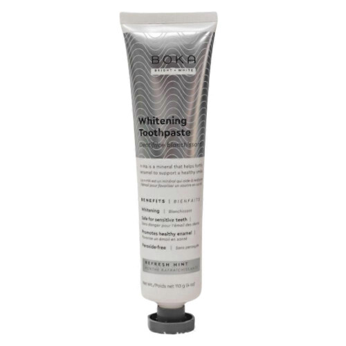 (Grey) Boka Fluoride-Free Toothpaste with Nanohydroxypatite