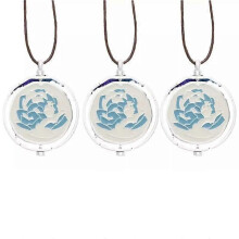 (3packs) League of Legends Arcane Jinx Blue Rose Necklace Game Accessories Pendant Gifts Lovers Friend Pendant 2025
