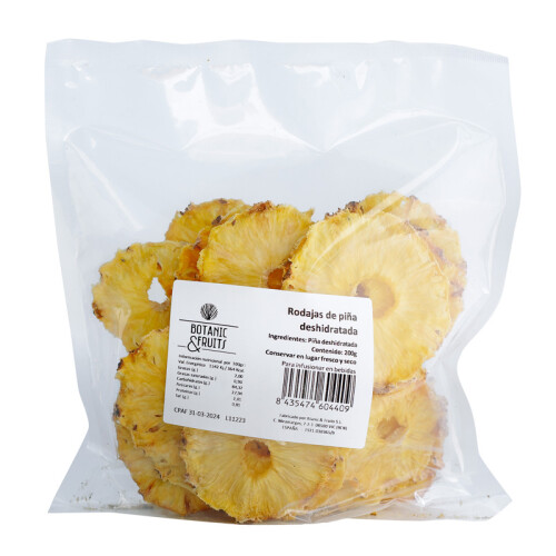 Botanic & Fruits Roues d'Ananas Séchées 200g