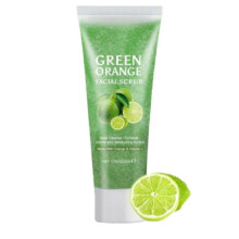 Green Tangerine Vitamin C Face Scrub - Microdermabrasion Facial Scrub