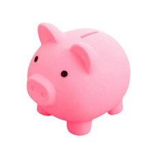 (Pink) Creative Piggy piggy bank cartoon card Piggy piggy bank