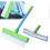 (Blue White) Alisanda Recyclable Silicone Window Squeegee Kit,Window Squeegee Cleaner Kit 1