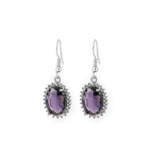 Women's Earrings, Versatile Diamond-Embedded Fashion Jewelry, Zinc Alloy