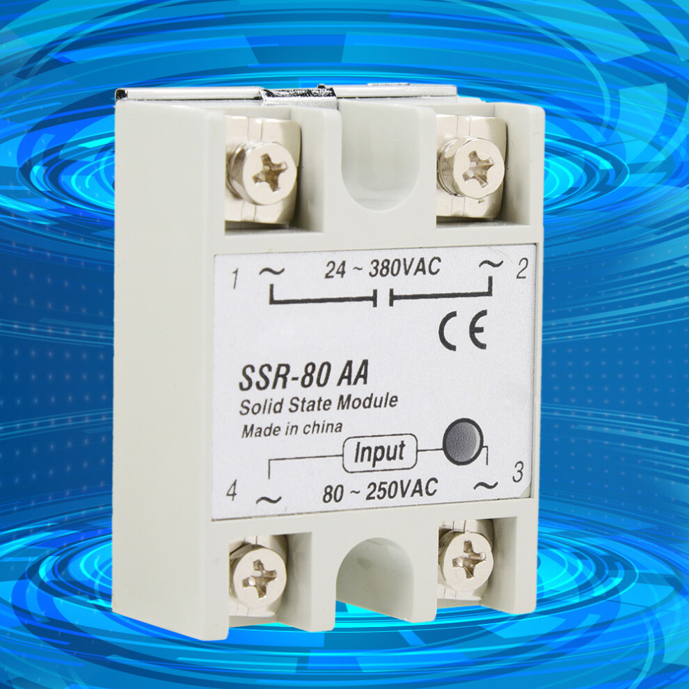 80A Single Phase Solid State Relay Module 80-250V