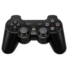 (Black) Gamepad for Play Station Joystick Remote handle Wireless Bluetooth Controller