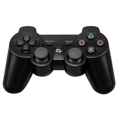 (Black) Gamepad for Play Station Joystick Remote handle Wireless Bluetooth Controller