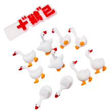 Adorable Geese Cake Decoration Soft Rubber Geese Cake Top