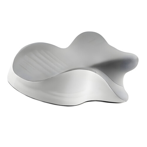Oreiller ergonomique avec conception segmentée pour-Gris clair