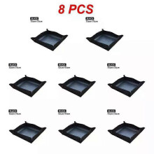 (A10, Style H 8pcs) 1~8PCS Gardening Planting Mat 50/60/75CM Reusable Cushion Plant Repotting Mats, Garden Flower Pot Transplanting Mat Plant