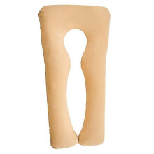 (Camel) Cotton Pillowcase For U-shaped Maternitys Pillow Washable Comfy Pillow Cover For Side Sleeper Pillow