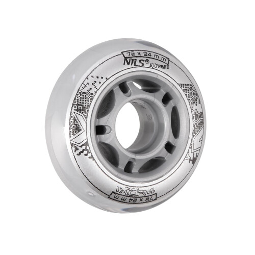 Skateboardwielen 72x24mm 82A Transparant (4-pack)