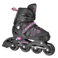 2-in-1 Inline & Ice Skates, Black/Pink, Size S (31-34)