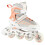 2-in-1 White/Pink Inline & Ice Skates, Size S (29-33) 1