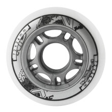 Skateboardwielen 72x24mm 82A Wit (set van 4)