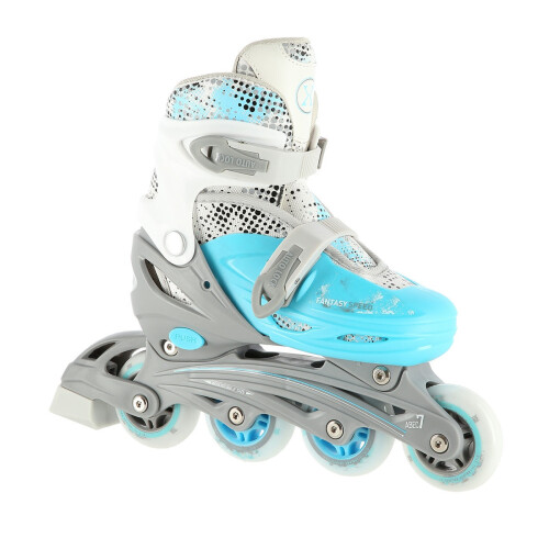 Inline/Ice Skates, 4-in-1, Blue, Size M (35-38)
