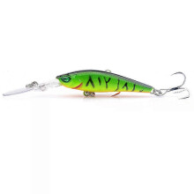 (A10, 10) Minnow Fishing Lure Laser Hard Artificial Bait 3D Eyes 16cm 21g Fishing Wobblers Pike Carp Bait Crankbaits Fishing Tackle