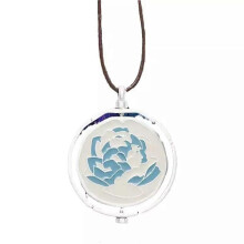 (1pack) League of Legends Arcane Jinx Blue Rose Necklace Game Accessories Pendant Gifts Lovers Friend Pendant 2025