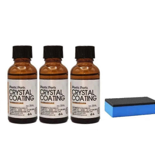 (3pcs) 1/2/3x Car Plastic Plating Refurbishing Agent, Plastic Plating Crystal Coating Agent
