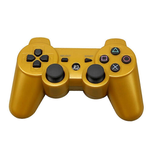 (Gold) Gamepad for Play Station Joystick Remote handle Wireless Bluetooth Controller