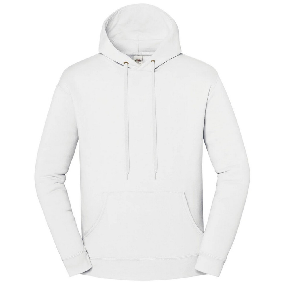 Fruit Of The Loom (3Xl, White) Mens Iconic Premium Hoodie