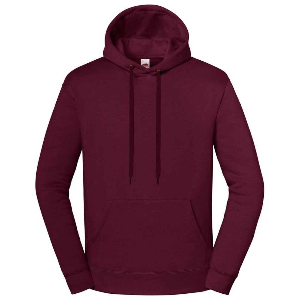 Fruit Of The Loom (Xxl, Burgundy) Mens Iconic Premium Hoodie Red,Multicoloured