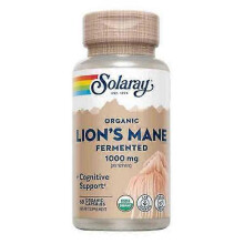 Solaray Fermented Lion's Mane,500 mg ,60 Veg Caps (Pack of 3)
