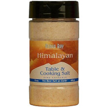 Aloha Bay Himalayan Salt Table and Cooking Salt, Cooking salt fine 15 OZ (Pack of 2)