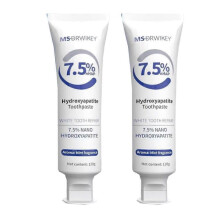 (2pcs) 1/2/3x MSDRWIKEY 7.5% Hydroxyapatite Toothpaste for Enamel Protection Fresh Breath
