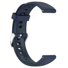 (A21, Midnight Blue) Strap Bracelet Dustproof 16mm 5.5-8.7 Inches Watch Strap Replacement Smart Wristband For Huawei Watch Fit Mini Skin-friendly