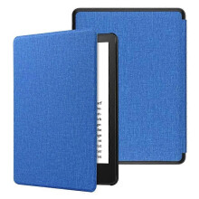 (Blue) For Kindle Paperwhite 6 12th 2024 Slim Durable PU Leather Cover Auto Wake/Sleep