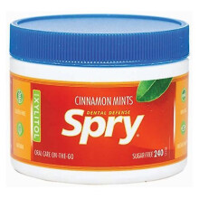 Xlear Inc Spry Mints 100% Xylitol, Cinnamon 240 Count (Pack of 4)
