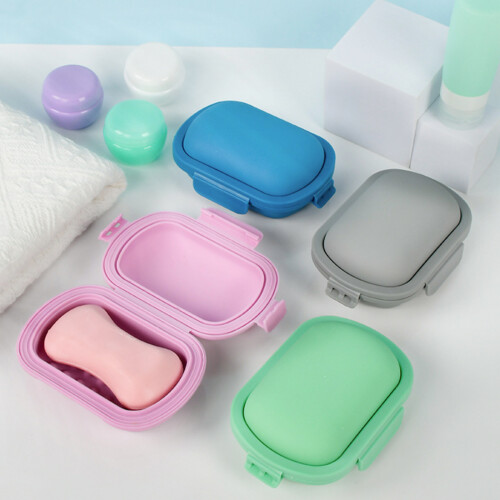 Travel Friendly Soap Case Container Secure Build And-Blue 2