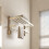 Solid Wood Wall Mounted Towel Stand With Moisture Resistant-4 3