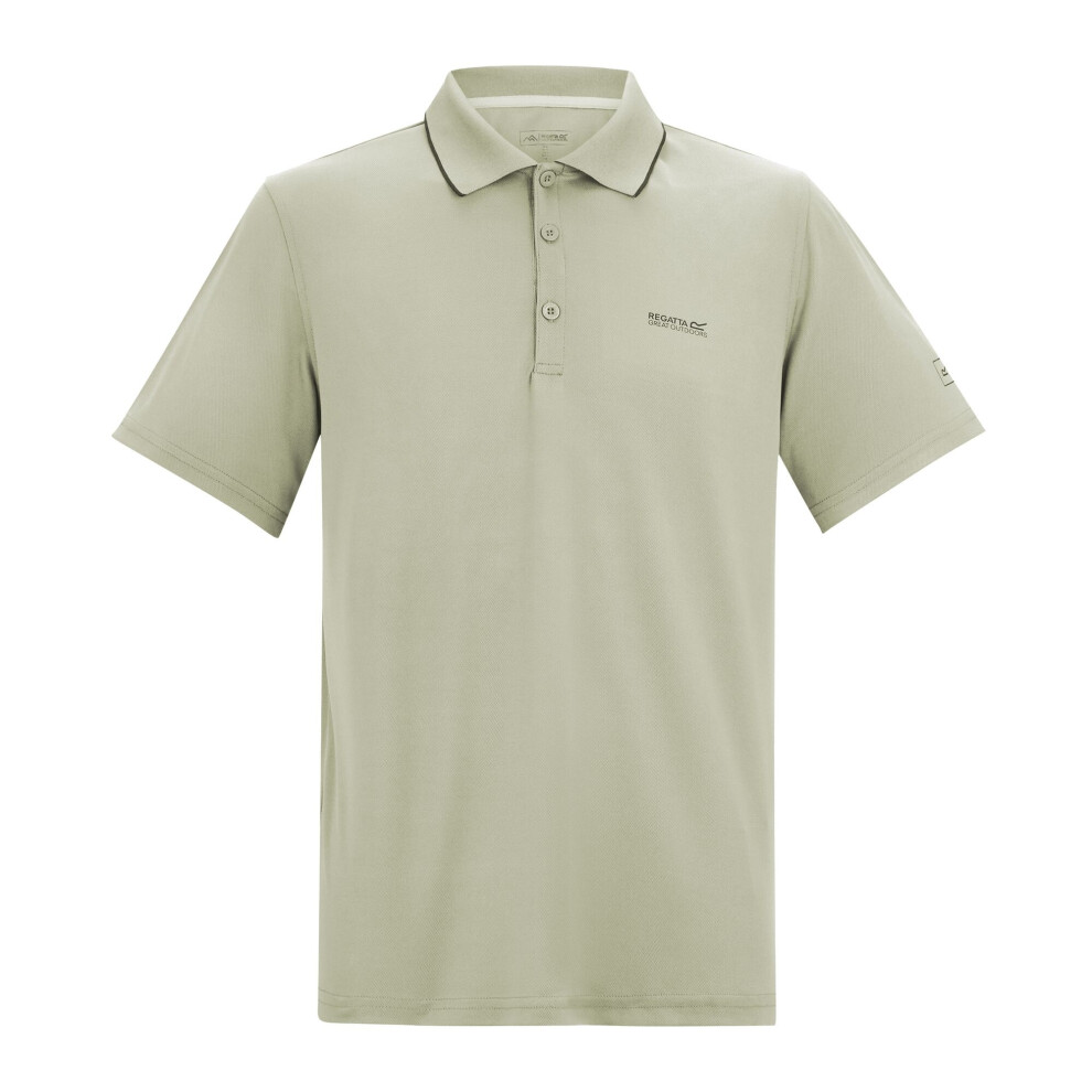 Regatta (L, Abbeystone) Mens Maverick V Active Polo Shirt Multicoloured