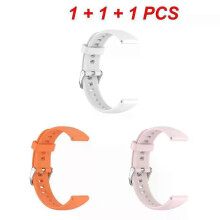 (A3, 3pcs) Strap Bracelet Dustproof 16mm 5.5-8.7 Inches Watch Strap Replacement Smart Wristband For Huawei Watch Fit Mini Skin-friendly