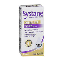 Systane Complete Optimal Dry Eye Relief Lubricant Eye Drops, 10 ml (Pack of 6)
